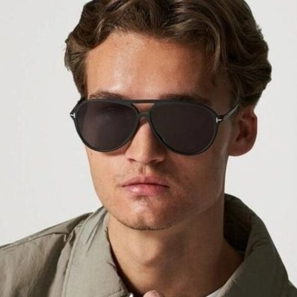 NEW TOM FORD SAMSON TF909 02D POLARIZED MEN SUNGLASSES FT0909/S 02D
